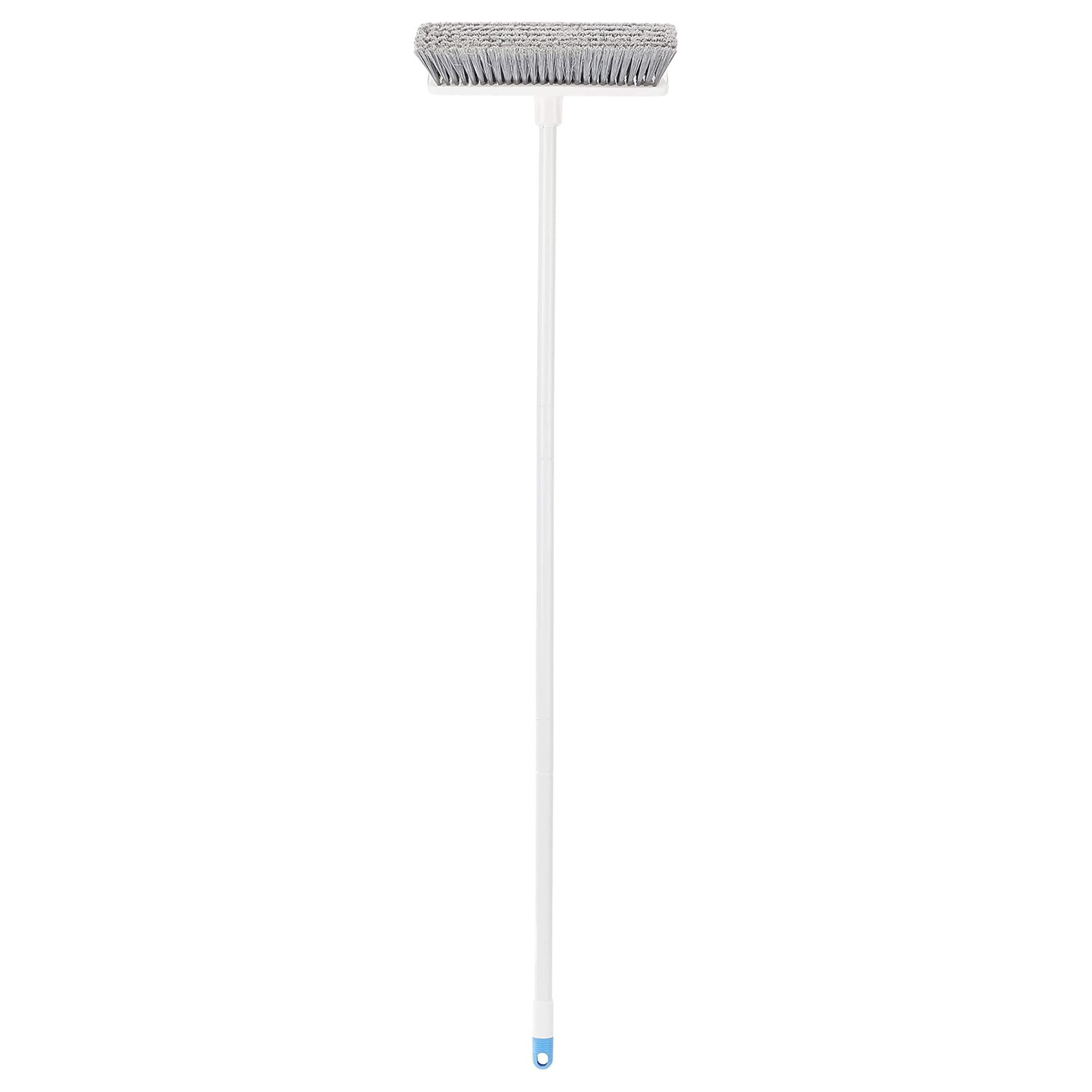 Amazon Basics Angled Push Broom, Blue&White